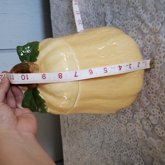 Pumpkin Lidded Jar Hearth and Home Designs - Picture 11 of 12